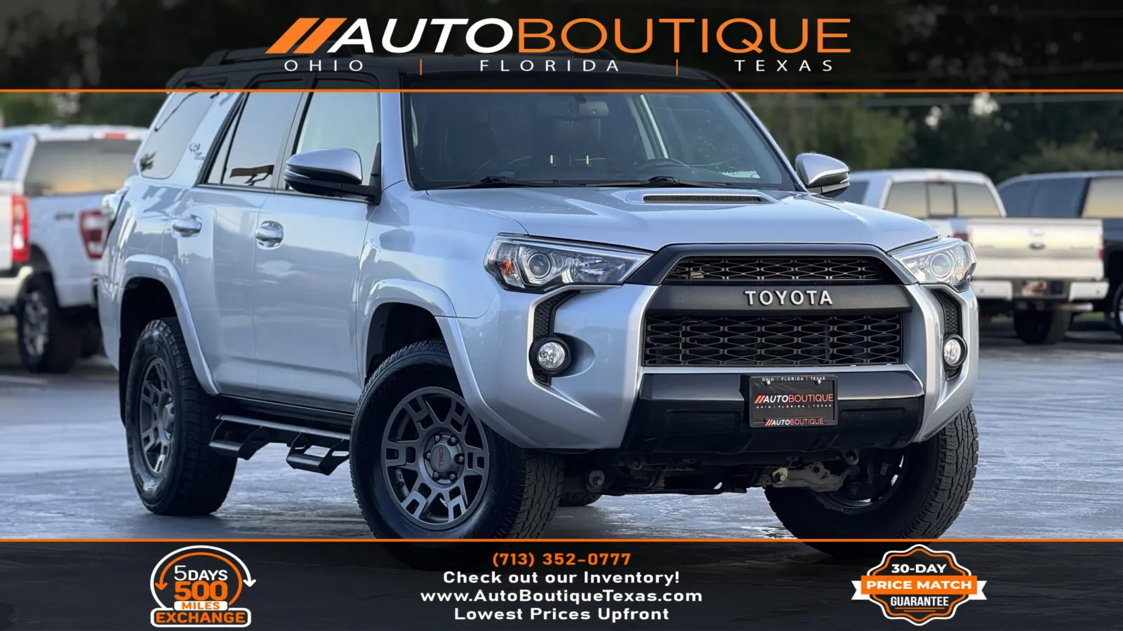 Silver 2018 Toyota 4Runner TRD Off Road for sale in Alvin, TX