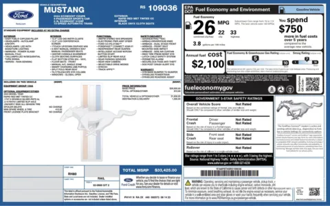 Photos of 2024 Ford Mustang EcoBoost for sale in Alvin, TX at Auto Boutique Texas