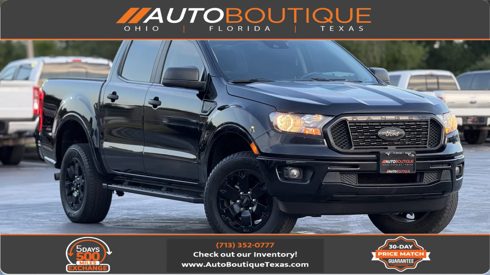 Black 2021 Ford Ranger XLT for sale in Alvin, TX