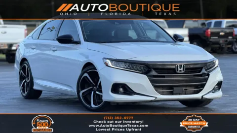 White 2022 Honda Accord Sedan Sport SE for sale in Alvin, TX