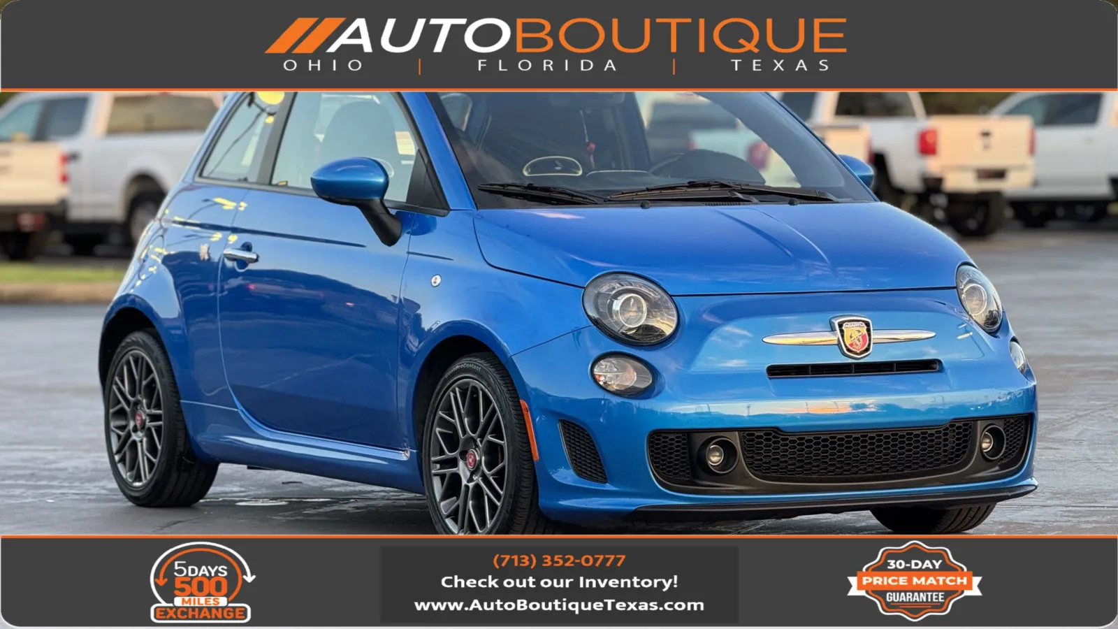 Used 2018 FIAT 500 Abarth for sale in Alvin, TX at Auto Boutique