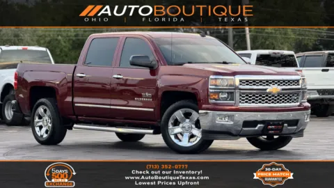 Red 2014 Chevrolet Silverado 1500 LTZ for sale in Alvin, TX