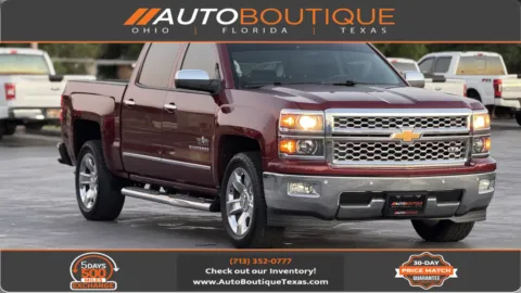 Red 2014 Chevrolet Silverado 1500 LTZ for sale in Alvin, TX