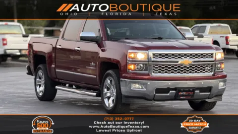 Red 2014 Chevrolet Silverado 1500 LTZ for sale in Alvin, TX