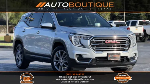 Silver 2022 GMC Terrain SLT for sale in Alvin, TX