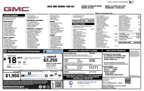 Photos of 2022 GMC Sierra 1500 SLT for sale in Alvin, TX at Auto Boutique Texas