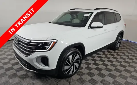 White 2024 Volkswagen Atlas 2.0T SE w Technology for sale in Alvin, TX