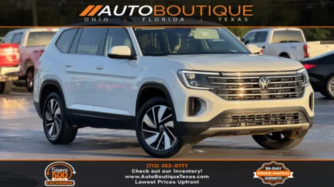 White 2024 Volkswagen Atlas 2.0T SE w Technology for sale in Alvin, TX