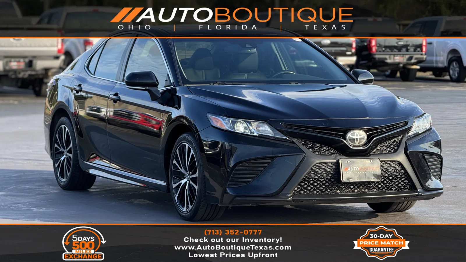 Brown 2018 Toyota Camry SE for sale in Alvin, TX