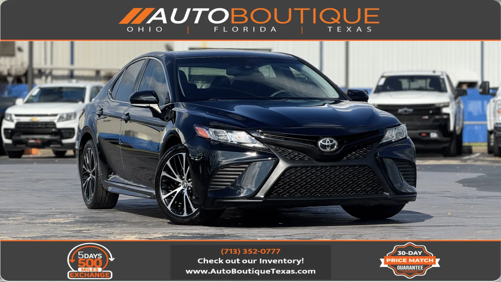 Brown 2018 Toyota Camry SE for sale in Alvin, TX
