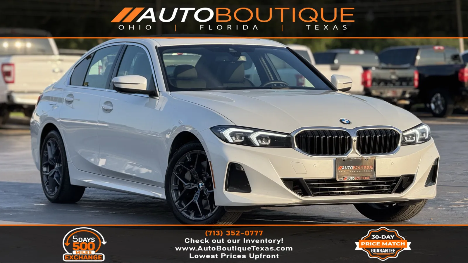 White 2025 BMW 3 Series 330i for sale in Alvin, TX