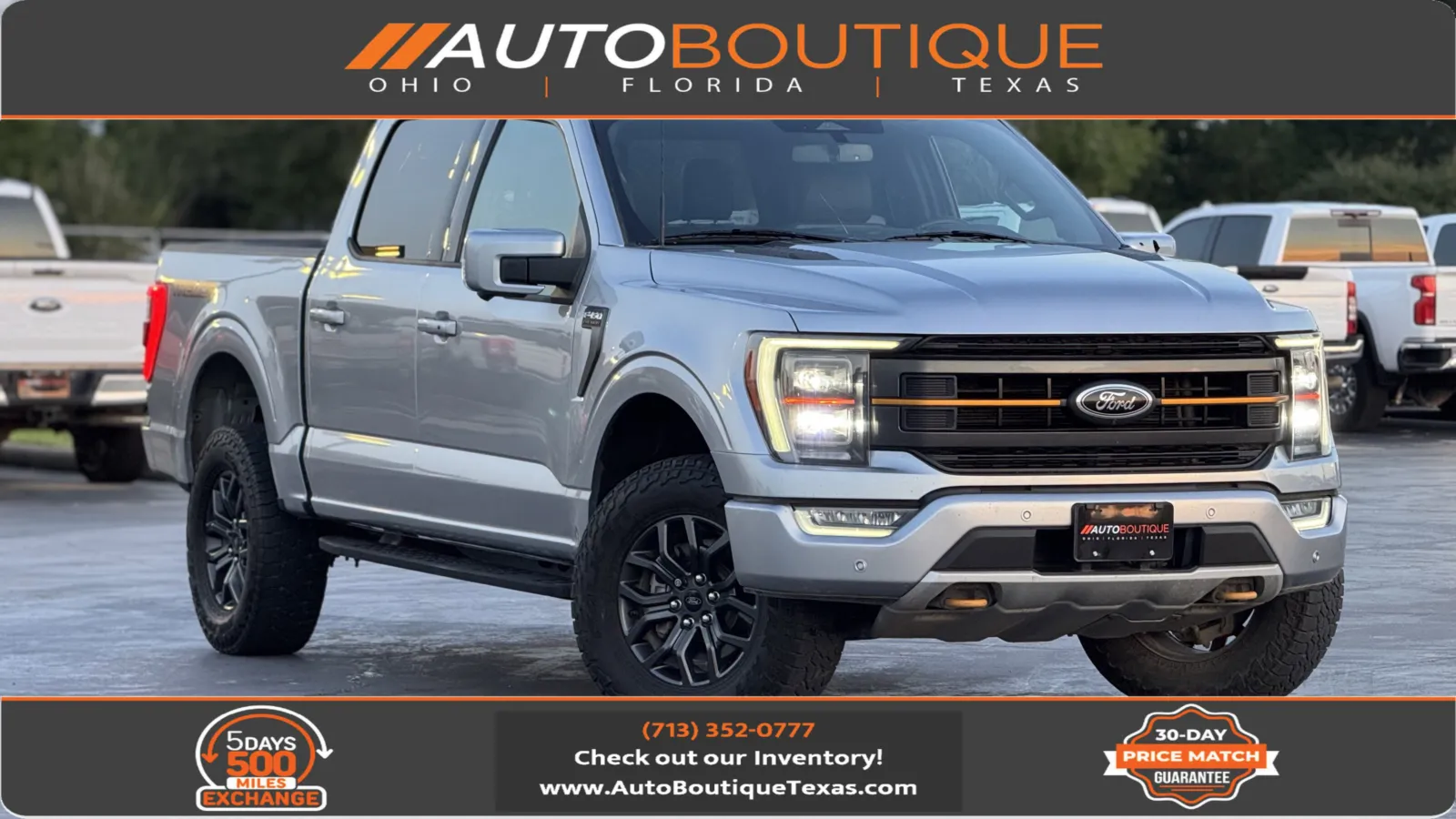 Silver 2023 Ford F-150 Tremor for sale in Alvin, TX