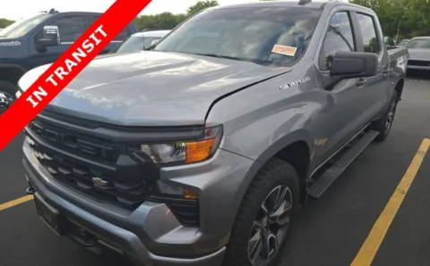 Gray 2024 Chevrolet Silverado 1500 Custom for sale in Alvin, TX
