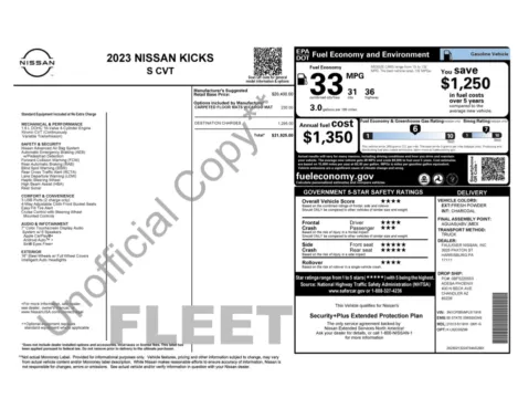 Photos of 2023 Nissan Kicks S for sale in Alvin, TX at Auto Boutique Texas