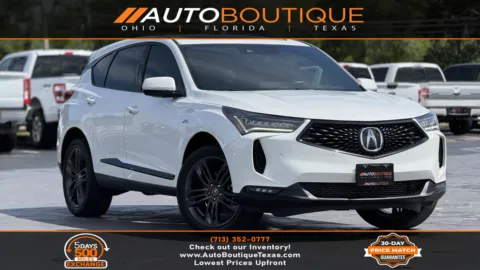 White 2022 Acura RDX w A-Spec Package for sale in Alvin, TX
