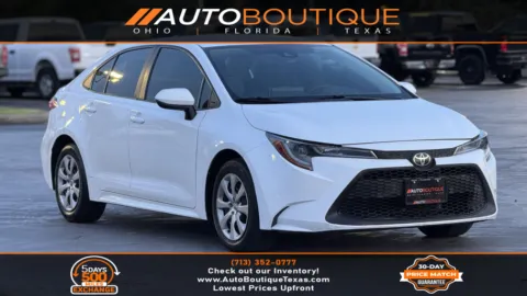 White 2021 Toyota Corolla LE for sale in Alvin, TX