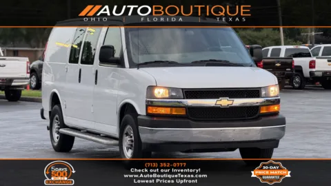 White 2023 Chevrolet Express Cargo Van 2500 for sale in Alvin, TX