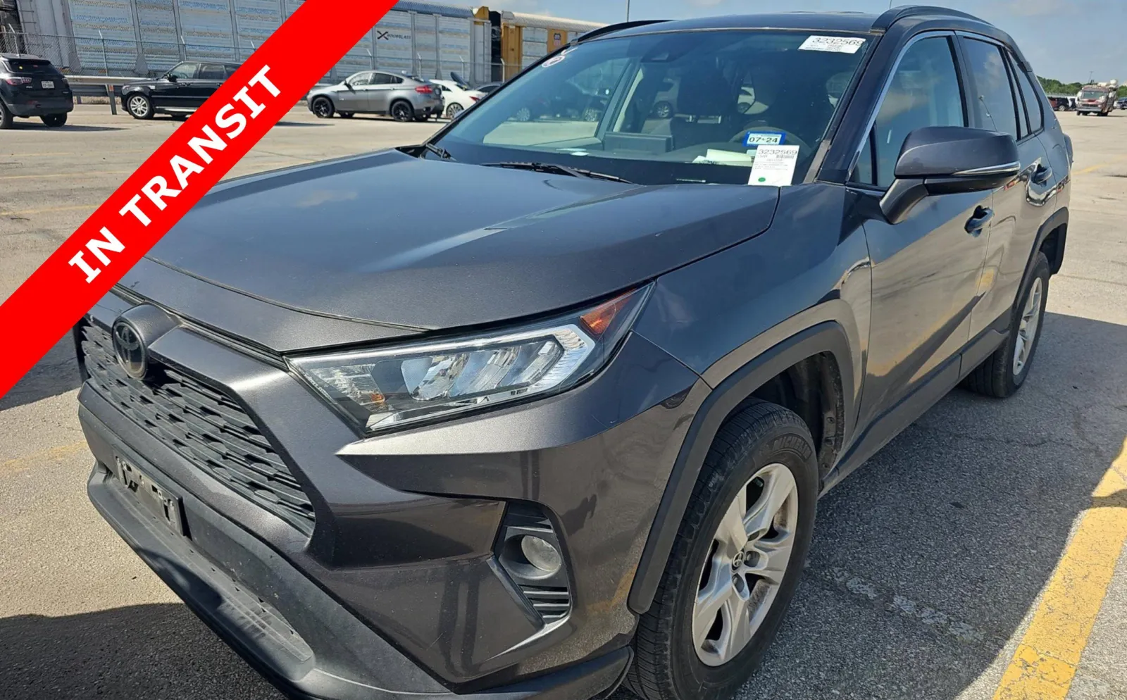 Gray 2021 Toyota RAV4 XLE for sale in Alvin, TX