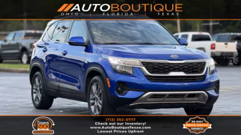 Blue 2021 Kia Seltos S for sale in Alvin, TX