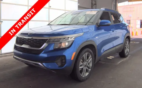 Blue 2021 Kia Seltos S for sale in Alvin, TX