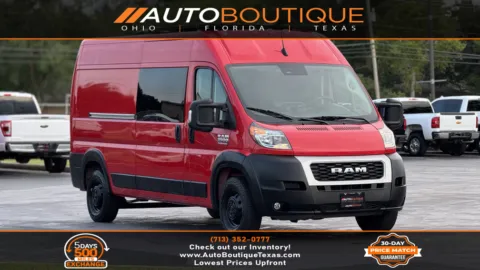 Red 2022 Ram ProMaster Cargo Van 2500 159 WB for sale in Alvin, TX