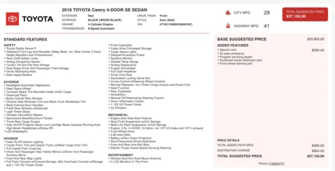 More photos of 2019 Toyota Camry SE at Auto Boutique Texas, TX