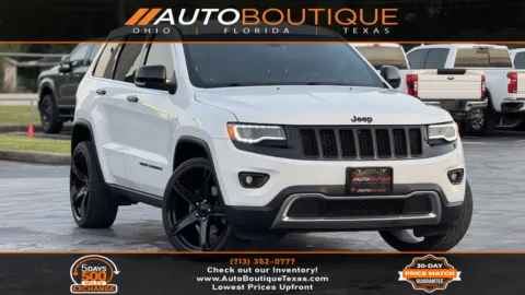 White 2016 Jeep Grand Cherokee Limited for sale in Alvin, TX