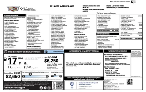 Photos of 2019 Cadillac CT6-V 4.2TT for sale in Alvin, TX at Auto Boutique Texas