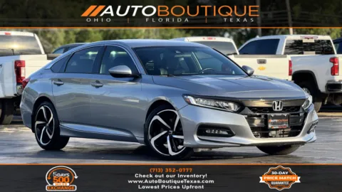 Silver 2018 Honda Accord Sedan Sport 1.5T for sale in Alvin, TX