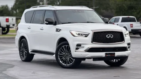 White 2022 INFINITI QX80 PREMIUM SELECT for sale in Alvin, TX