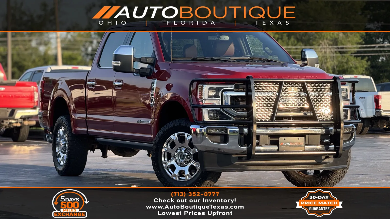 Red 2022 Ford Super Duty F-250 SRW King Ranch for sale in Alvin, TX