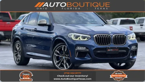 Blue 2019 BMW X4 M40i for sale in Alvin, TX