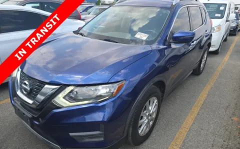 Blue 2017 Nissan Rogue SV for sale in Alvin, TX