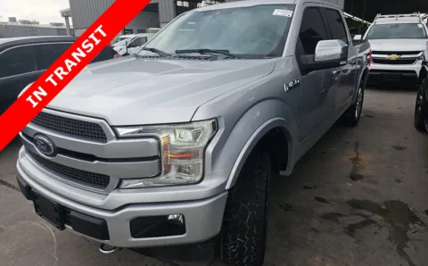 Silver 2018 Ford F-150 Platinum for sale in Alvin, TX