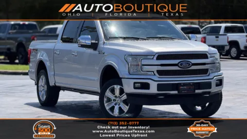 Silver 2018 Ford F-150 Platinum for sale in Alvin, TX