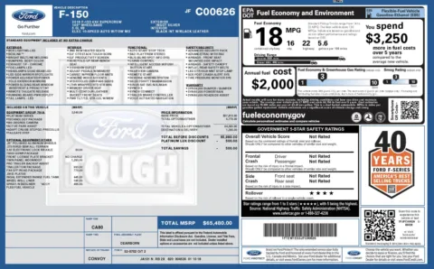 Photos of 2018 Ford F-150 Platinum for sale in Alvin, TX at Auto Boutique Texas
