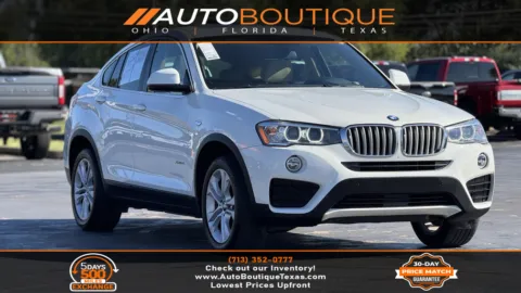 White 2017 BMW X4 XDRIVE2 xDrive28i for sale in Alvin, TX