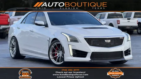 White 2018 Cadillac CTS-V Sedan for sale in Alvin, TX