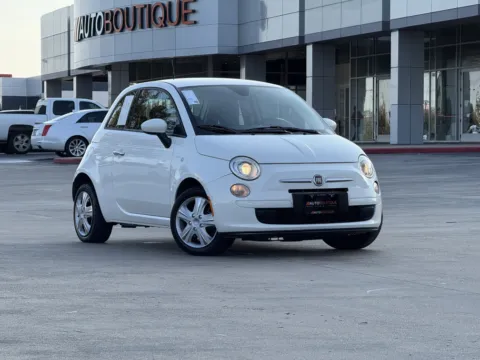 White 2015 FIAT 500 Pop for sale in Alvin, TX