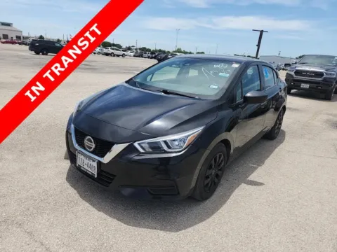 Black 2022 Nissan Versa S for sale in Alvin, TX