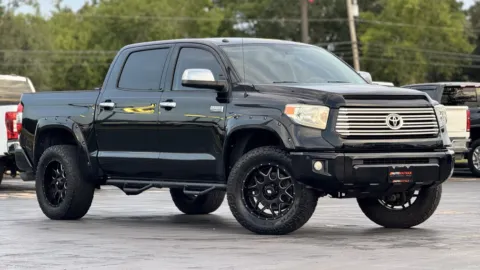 Black 2014 Toyota Tundra 4WD Truck Platinum for sale in Alvin, TX