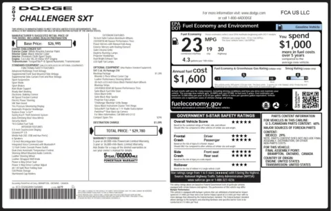 Photos of 2017 Dodge Challenger SXT for sale in Alvin, TX at Auto Boutique Texas