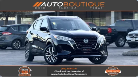Black 2021 Nissan Kicks SV for sale in Alvin, TX