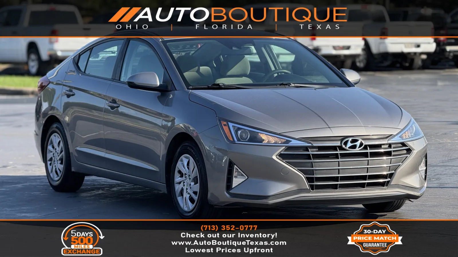 Gray 2020 Hyundai Elantra SE for sale in Alvin, TX