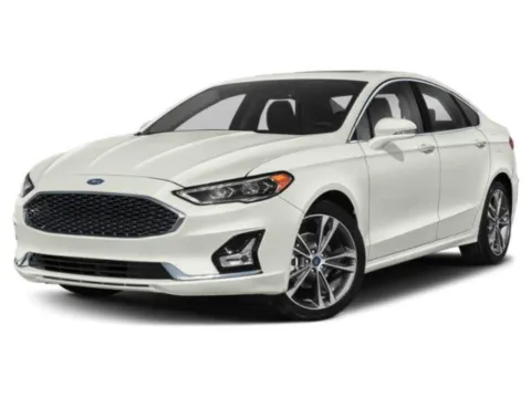 White 2020 Ford Fusion Titanium for sale in Alvin, TX