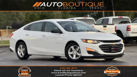 White 2020 Chevrolet Malibu LS for sale in Alvin, TX
