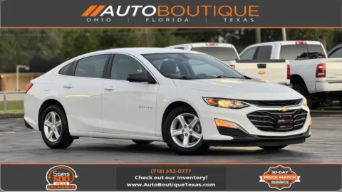White 2020 Chevrolet Malibu LS for sale in Alvin, TX