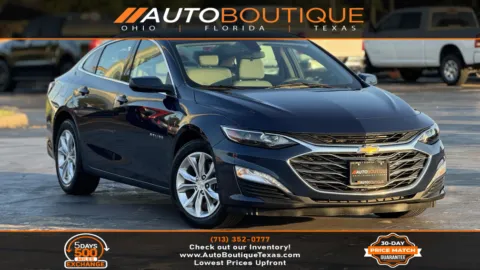 Blue 2021 Chevrolet Malibu LT for sale in Alvin, TX