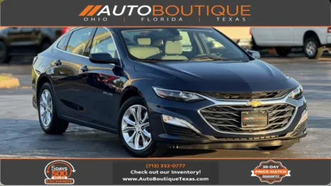 Blue 2021 Chevrolet Malibu LT for sale in Alvin, TX