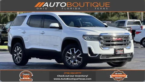 White 2020 GMC Acadia SLE for sale in Alvin, TX